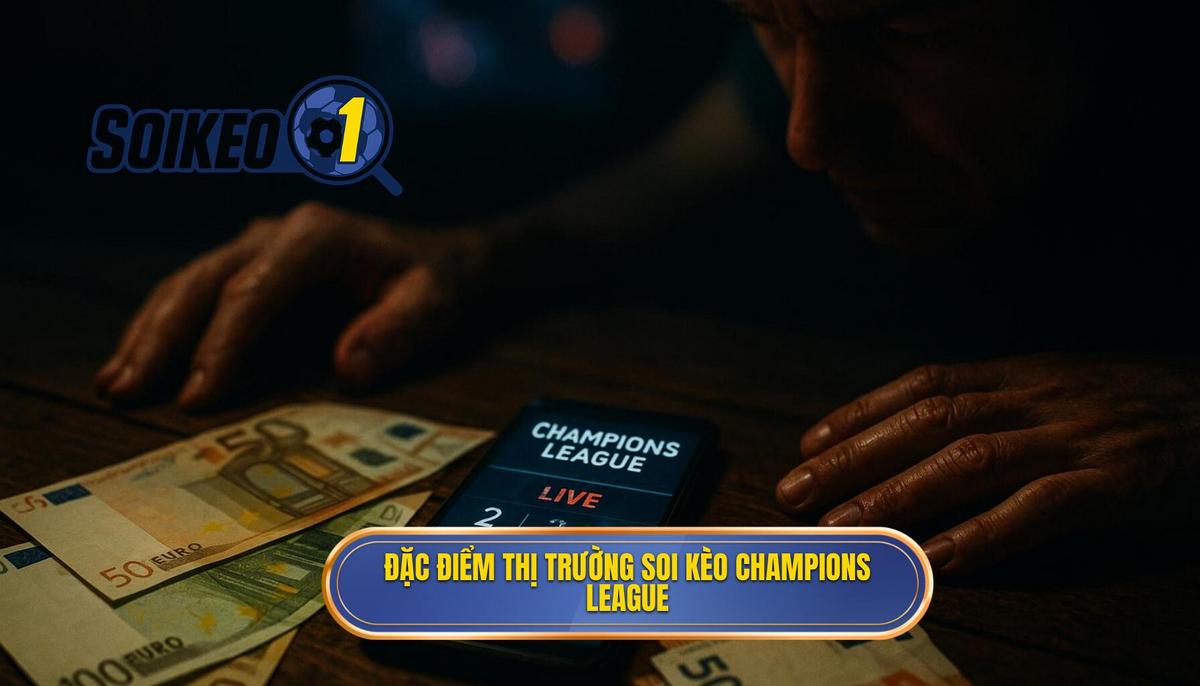 Đặc điểm khác biệt của thị trường soi kèo Champions League