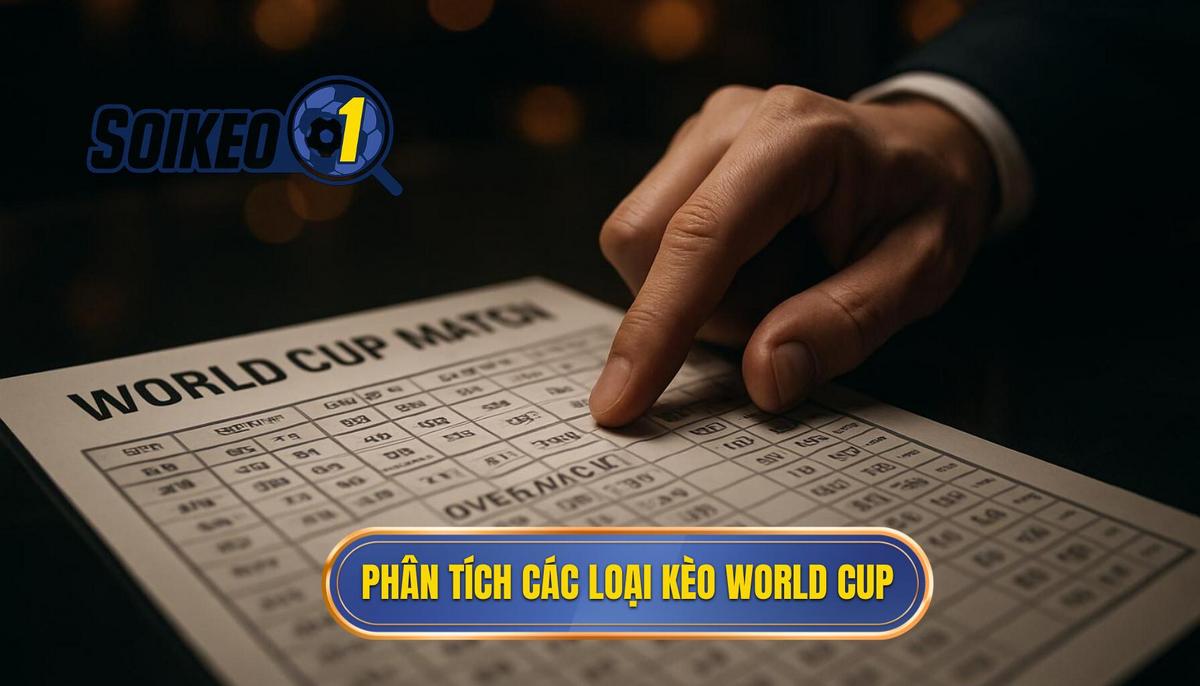 Phân tích các loại kèo phổ biến tại World Cup