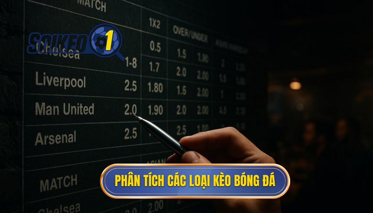 Phân tích các loại kèo phổ biến trong bóng đá