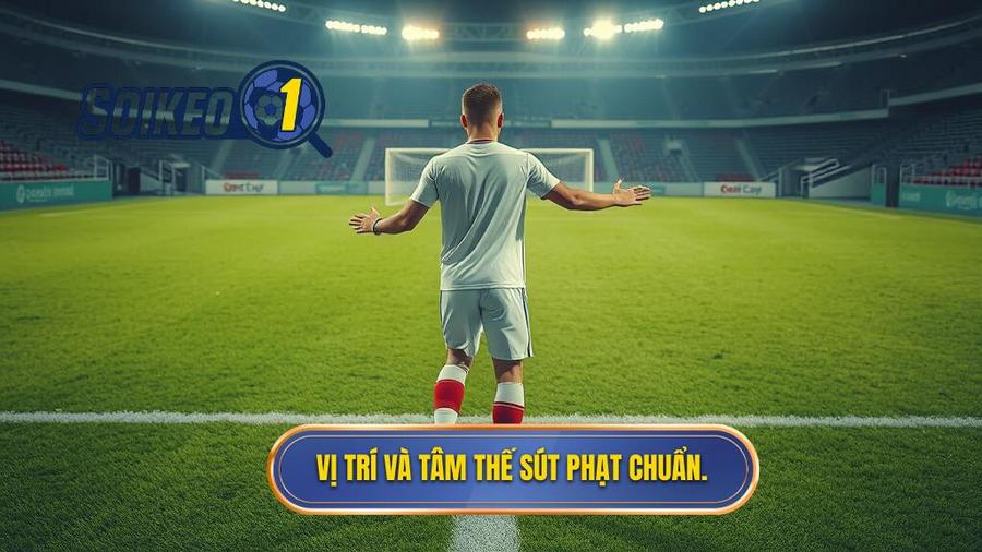 1. Vị trí và tâm thế sút phạt chuẩn.