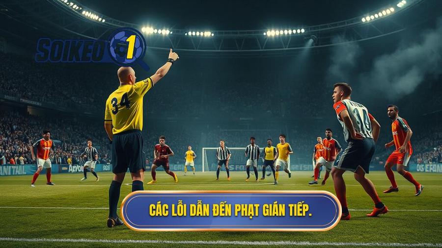 Phạt gián tiếp trong vòng cấm: Giải mã luật chơi và chiến thuật thực chiến 2 2. Các lỗi dẫn đến phạt gián tiếp.