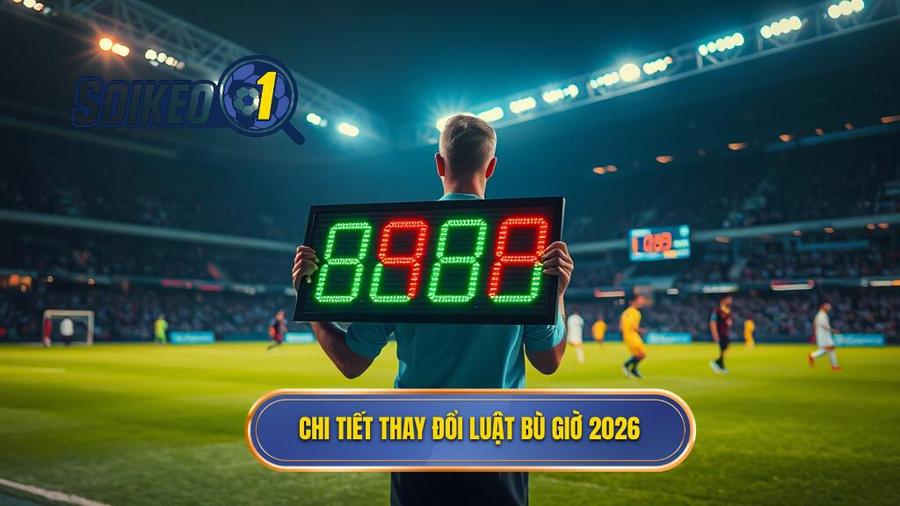 2. Chi tiết thay đổi Luật bù giờ 2026