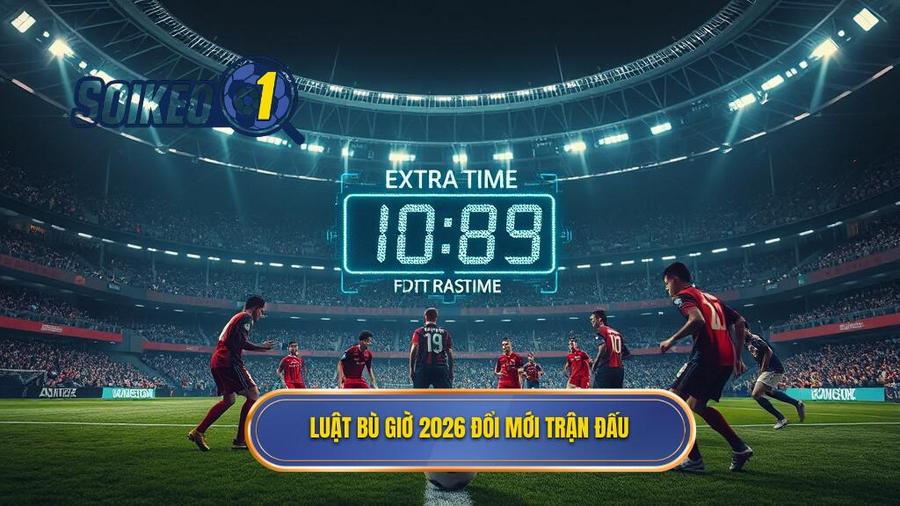 3. Luật bù giờ 2026 đổi mới trận đấu