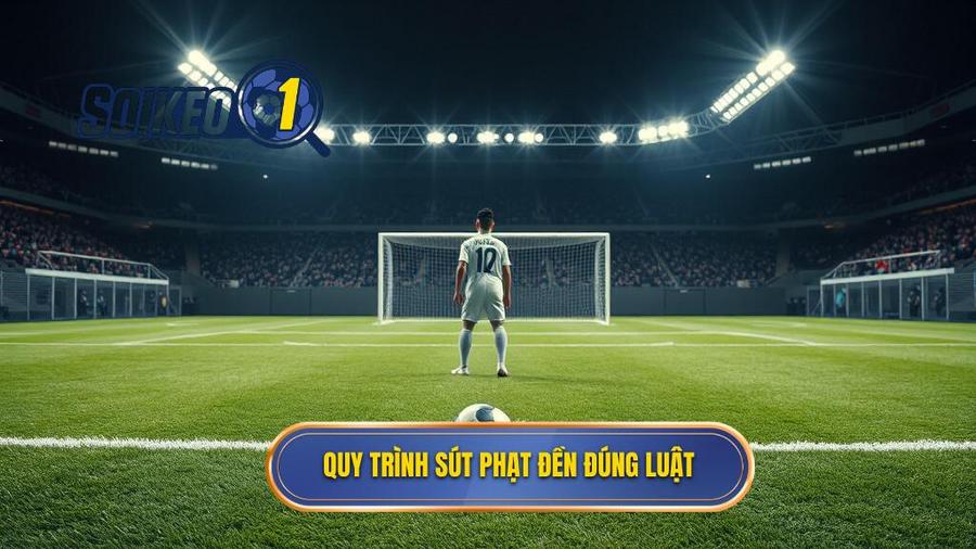 3. Quy trình sút phạt đền đúng luật