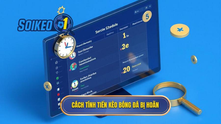 Chi tiết cách tính tiền khi kèo bóng đá bị hoãn cho từng loại kèo